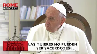 Papa dice que las mujeres no pueden ser sacerdotes: “Es un problema teológico”