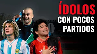 JUGADORES ÍDOLOS CON MUY POCOS PARTIDOS