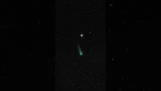 Comet Leonard passing right below #M3! #space #universe #galaxy