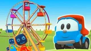 Cartoni Animati per Bambini - Leo il camion curioso e la ruota panoramica