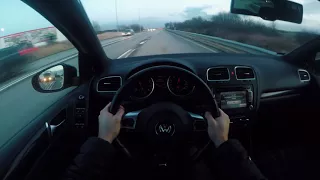 2012 Volkswagen Golf GTI 35 Edition POV - MAN PUSHES CAR IN THE MIDDLE OF THE STREET [SWEDEN]