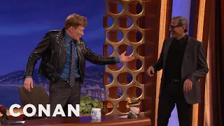 Jeff Goldblum & Conan Swap Jackets | CONAN on TBS