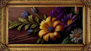 TV FRAMED FLOWERS 3 HOURS / TV ÇERÇEVE ÇİÇEKLER 3 SAAT