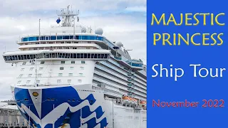 Majestic Princess ship tour. Discover the amazing and TOP public spaces on board.