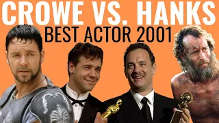 Russell Crowe Defeats Tom Hanks | Best Actor Oscar 2001