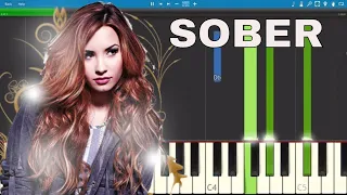 Demi Lovato - Sober - Piano Tutorial - How to Play Sober - Piano Parts