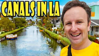 The Venice Beach Canals in Los Angeles California