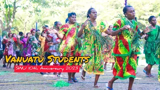 Vanuatu students dancing during the SINU 10 Anniversary celebration 2023 (Highlights)