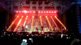 DRAGONFORCE live surabaya, opening song DEFENDER