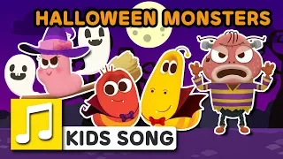 HALLOWEEN MONSTERS  | LARVA KIDS | BEST NURSERY RHYME | HALLOWEEN SONG