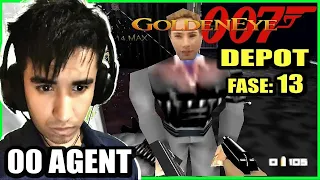 COMO PASSAR A FASE DEPOT no 00 AGENT no 007 GOLDENEYE #13 - VÍDEO AULA GUIA DE 007 do N64 no Hard