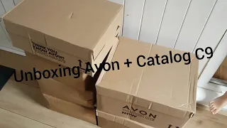 Unboxing Avon/Pregatesc cataloage pentru clienti / Răsfoim împreuna catalogul lunii Septembrie C9 Uk