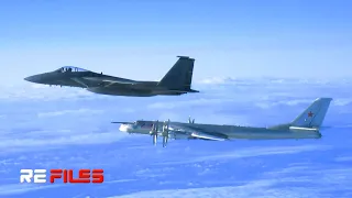See How The Japan F-15 jet shadowing Russian ‘Nuclear Bombers’ Over Sea of Japan