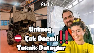 Unimog için Çok Önemli Teknik Bilgiler | Zımpara, Astar, Boya, Bakım | #Trucklife