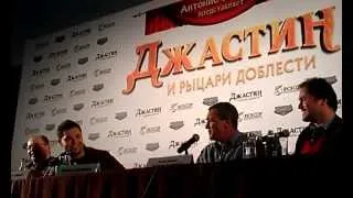 Antonio Banderas in Moscow/ Premiere Justin and the Knights of Valour