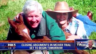 Closing arguments in McIver trial set to begin Tuesday