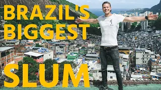 Exploring Brazil’s BIGGEST SLUM - La ROCINHA | My first time inside a Favela