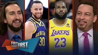 Lakers & Warriors get 0 votes to win title, Wemby ranks ahead of Giannis | NBA | FIRST THINGS FIRST