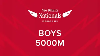 Boys 5000m - New Balance Nationals Indoor 2023