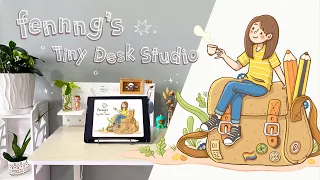 How to make Animated GIF LOGO for Social Media｜LoFi GIF Procreate【GIF 動圖製作教學】FENNNG Tiny Desk Studio