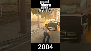 Evolution of FLAMETHROWER in GTA 💥 #shorts #gta #evolution