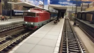 A few trains on a Czech model layout! (HO).