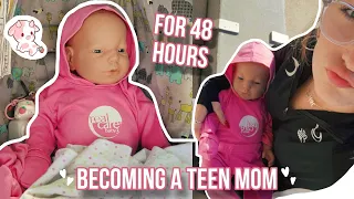 becoming a teen mom for 48 hours!!!