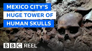 The dark discovery of Mexico's huge tower of human skulls - BBC REEL