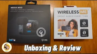 GoPro Media Mod + Rode Wireless ME Microphone #Unboxing #Review