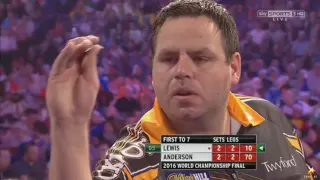 FINAL WILLIAM HILL WORLD DARTS CHAMPIONSHIP 2016 Gary Anderson v Adrian Lewis PART 3