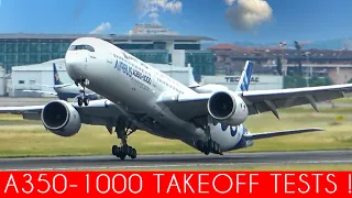 [AIRBUS A350-1000] - EXTREME Take Off tests near [Tailstrikes] [Airbus factory] Toulouse Airport