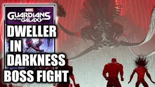 Marvel's Guardians of the Galaxy - Dweller-in-Darkness Boss Fight - First Boss Fight