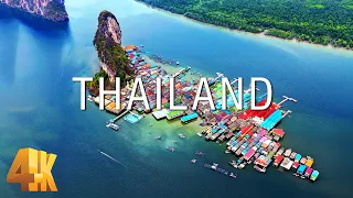 FLYING OVER THAILAND (4K UHD) - Lounge Music With Scenic Relaxation Film To Play In Luxury Lobbies