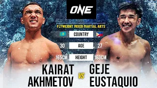 Kairat Akhmetov vs. Geje Eustaquio | Full Fight Replay