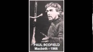 "Macbeth", with Paul Scofield - 1966 - BBC Radio