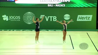 Hungary (HUN) - 2018 Aerobic Worlds, Guimaraes (POR) - Mixed Pair Qualifications