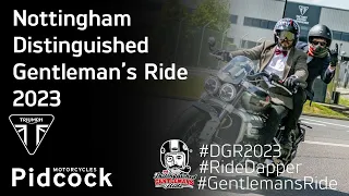 NOTTINGHAM DISTINGUISHED GENTLEMAN'S RIDE 2023 - Pidcock Triumph