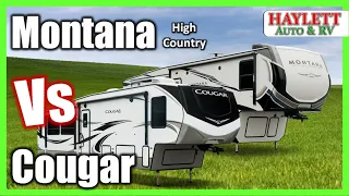 FIFTH WHEEL FIST FIGHT!! Cougar vs Montana High Country Keystone Full Time RV Comparison