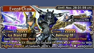 DFFOO - Garland & WoL EX Banner Draw Pulls (Part 1)