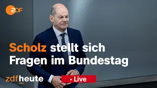 Regierungsbefragung: Scholz stellt sich Fragen der Abgeordneten