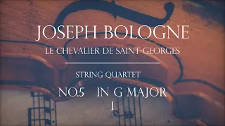 String Quartet No.5 in G Major by Joseph Bologne Le Chevalier de Saint-Georges