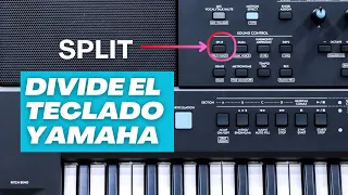 Dividir Teclado con Dos Sonidos en Yamaha PSR-E 473