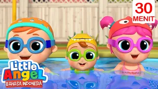 Lomba Berenang Bayi Hiu | Little Angel Bahasa Indonesia | Kartun Anak