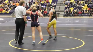 Makayla W. vs. Male Wrestler (1/20/2018)