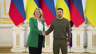 До Києва з візитом прибула президентка Словаччини
