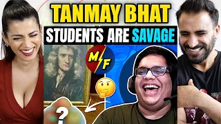 TANMAY BHAT | HOW TO GET 100/100 IN EXAMS |  REACTION!!