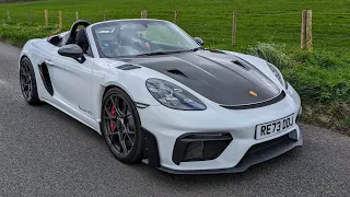 The 718 Boxster Spyder RS is BETTER than the GT4 RS *On the road | 4k