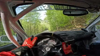 McCreary Gravel Rally Stage 1 in Car