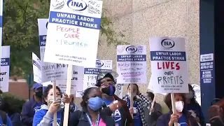 More than 800 nurses strike at University of Illinois Hospital in Chicago