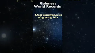 Guinness World Records - Most simultaneous ping pong hits